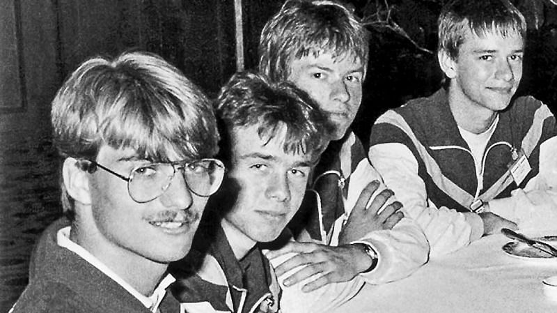 Jurgen Klopp (left)'s early years